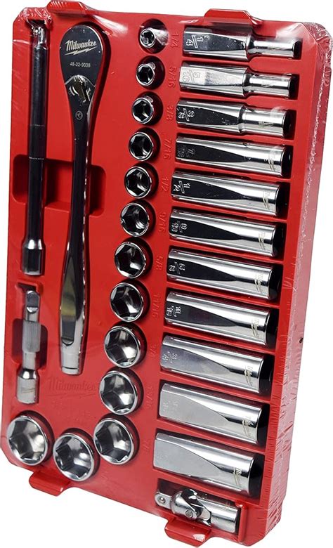 Milwaukee 48-22-9481 28-Piece 3/8 in. Drive SAE India | Ubuy