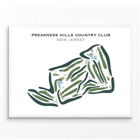 Preakness Hills Country Club, New Jersey Printed Golf Courses Online ...