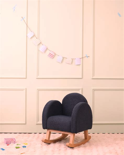 Navy Rocking Chair – Baby Zoo