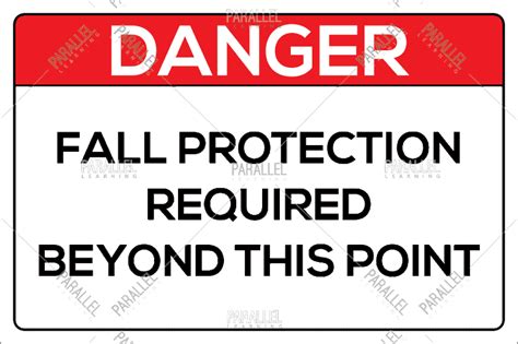 Fall Protection Required | Fall Protection Required signage