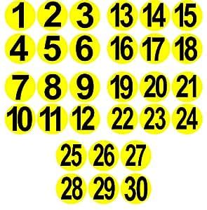 IMPRINT PVC Sticker Round Shape 3 inch Diameter Yellow Colour, 1 To 30 ...