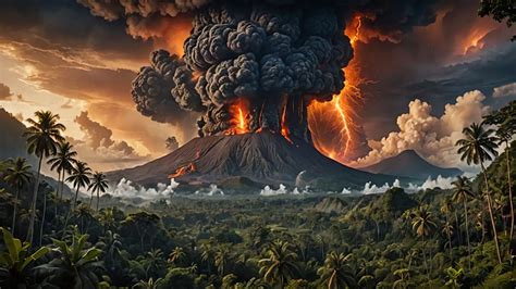 Image result for Mount Tambora Explode