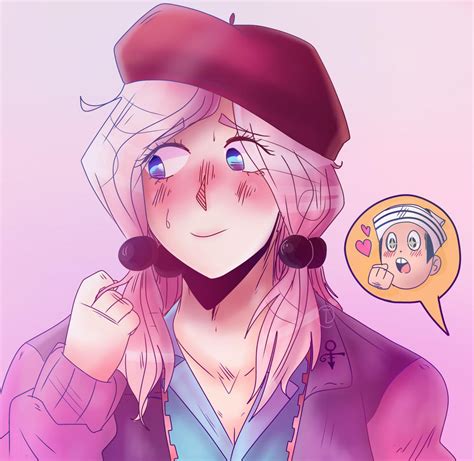 she wore a raspberry beret! 🎶🎵 : r/wholesomejojo