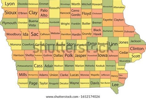 Image result for County Map Color