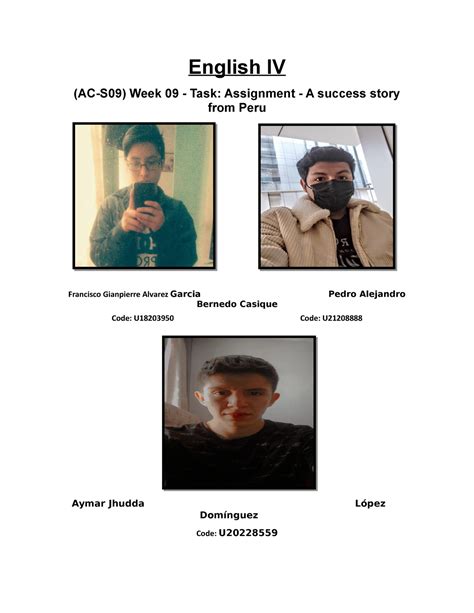 TA2 Week 09 - es una tarea presisa que le ayudara a encontrar un 20 en ...