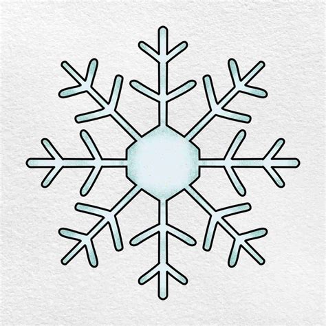 Snowflake Drawing Easy 的图像结果