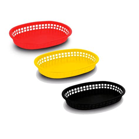 Canasta de plástico oblonga (3 opciones) ® El Encanto