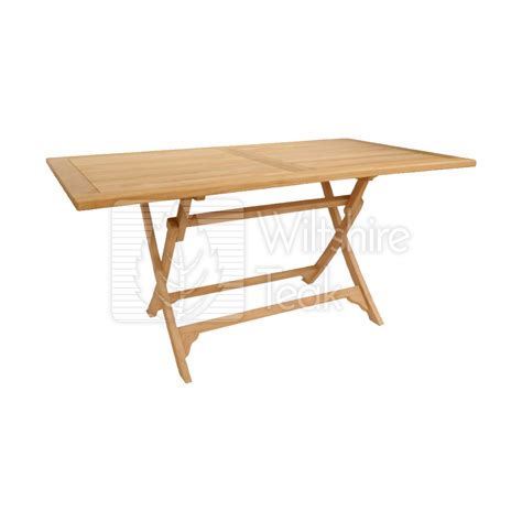 Rectangular Folding Table - Wiltshire Teak