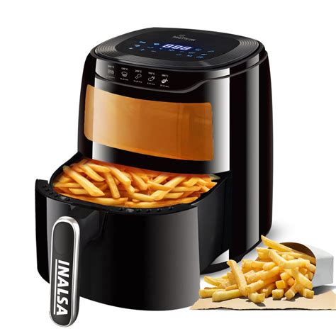Buy INALSA Air Fryer 4.2 ltr|1400 W with Air Crisp Technology|Air-Fryer ...