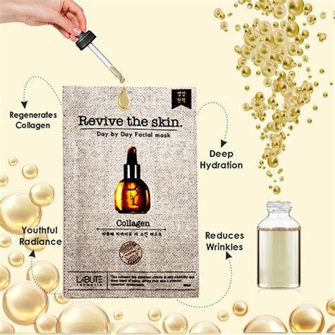 ECONBIO ROOTS Labute Collagen Facial Mask (Pack of 5)