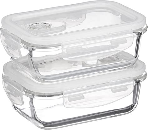 Buy Amazon Brand - Solimo Airtight Borosilicate Glass Container Set ...