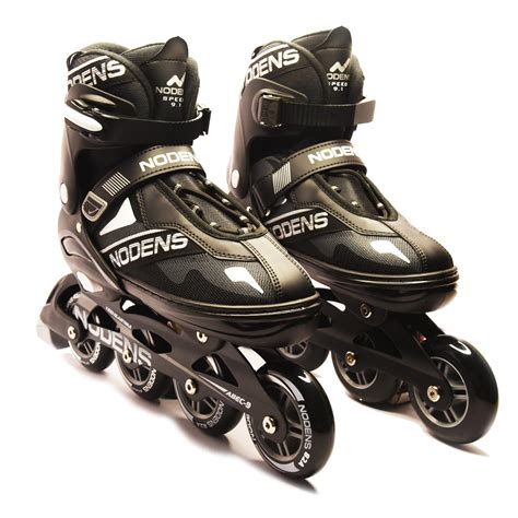 NODENS Men Adjustable Inline Roller Skates-Pack Of 1 Pair Gold (Large ...