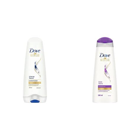 Buy Dove Hair Therapy Intense Repair Conditioner, 175ml And Dove Daily ...