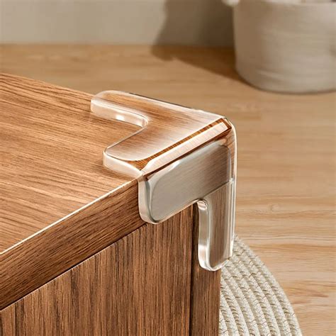 Transparent Furniture Edge Guards Baby proofing T Shape