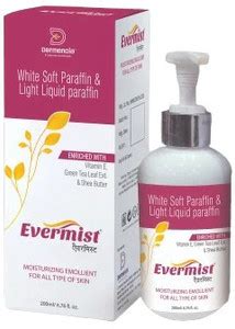 GREENLINE PHARMA Dermencia White Soft Paraffin & Light Liquid Paraffin ...