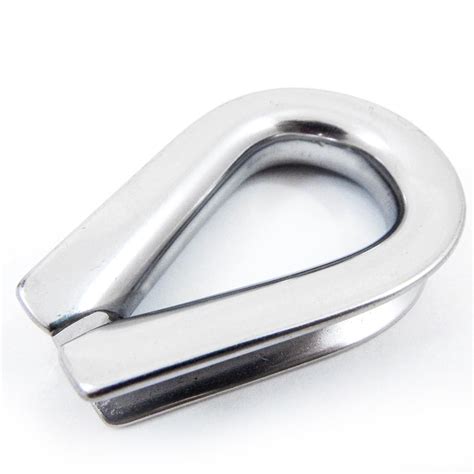 Red Hound Auto Stainless Steel Wire Rope Cable Thimble 3/8" - 10mm ...