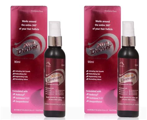 Buy Xtra Denser Hair Serum 50ml-Pack of 2 Online at Low Prices in India ...
