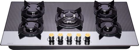 Buy Hotfield 30 Inch Gas Cooktop Tempered Glass 5 Burners Stove top ...