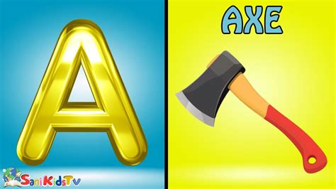 Phonics Song | ABC Alphabet | A For Axe | Learn Alphabet A to Z with ...