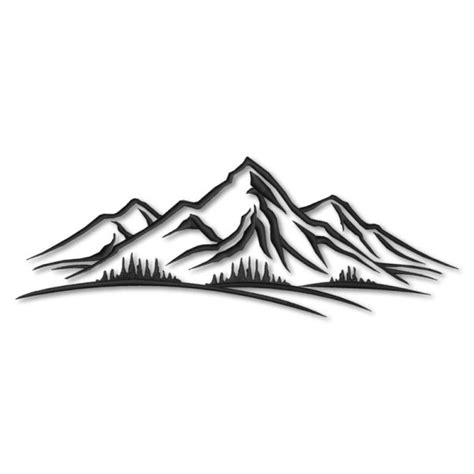 Рисунок векторный горы (67 фото) » Рисунки для срисовки и не только