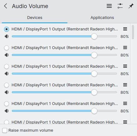 Volume-Control Widget 的图像结果