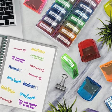 Buy Bertiveny Teacher Stamps for Grading Classroom，Parent Signature ...
