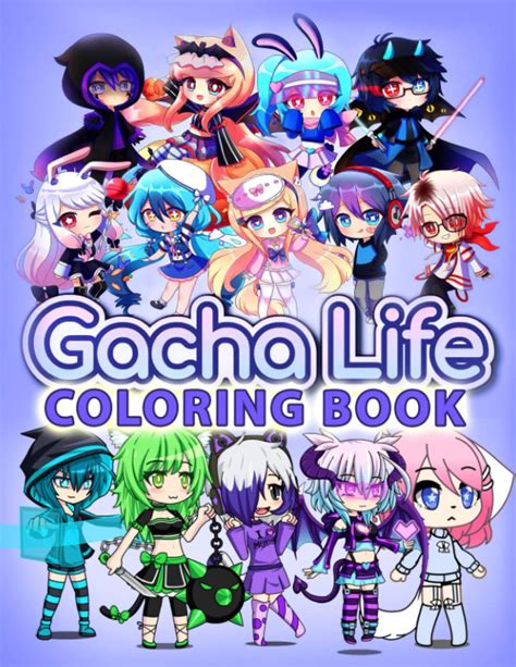 Buy Gacha Life Coloring: An Unique Coloring Book For Fan Of Gacha Life ...