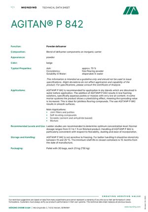 AGITAN® P 842 | Münzing Chemie