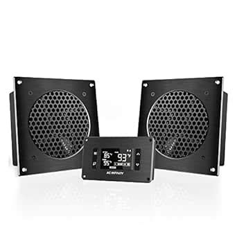 AC Infinity AIRPLATE T8, Quiet Cooling Dual-Fan System 6" with ...