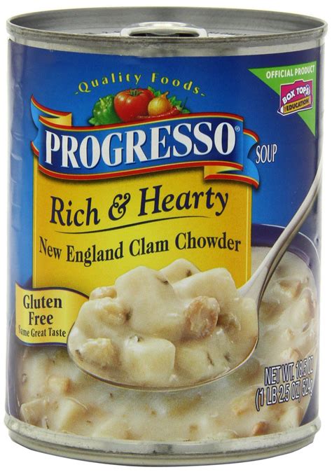 Progresso New England Clam Chowder- Gluten Free! | Clam chowder ...