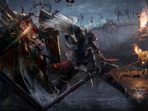 Download wallpaper The game, The battle, Knights, Elden Ring, section ...