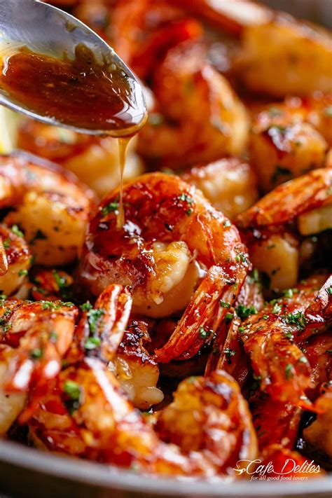 Honey Garlic Shrimp - Cafe Delites