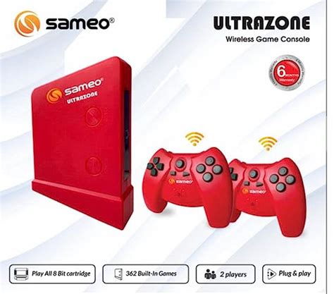 SAMEO ULTRAZONE WIRELESS GAME CONSOLE - RED | Sameo