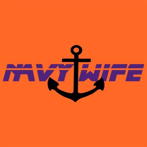 navy-wife-anchor-in-black Custom Men's Premium Polo Shirt India