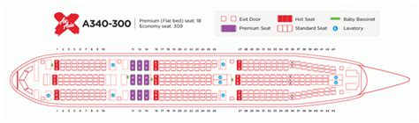 AIR ASIA AIRLINES AIRBUS A340-300 AIRCRAFT SEATING CHART | Air asia ...