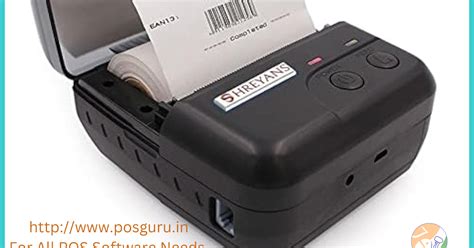 SHREYANS 3inch Auto Cutter Mobile Printer (SRS58301 80mm Receipt ...
