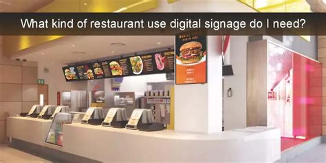 Restaurant Digital Signage 的图像结果