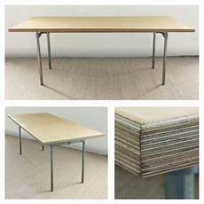 Table With Plywood Top by Birch Faced Plywood Table Top And Galvanised Steel Modular Table With Plywood Top