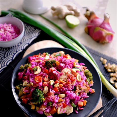 Dragon Fruit Fried Rice | QCWA Country Kitchens