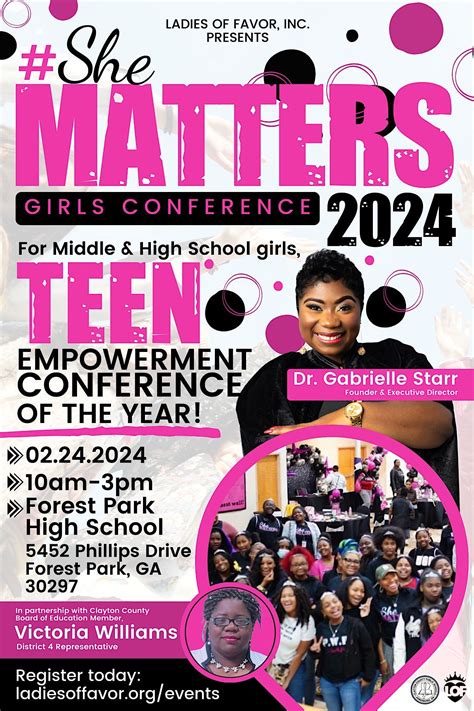 She Matters Girls Empowerment Conference, Forest Park High School ...