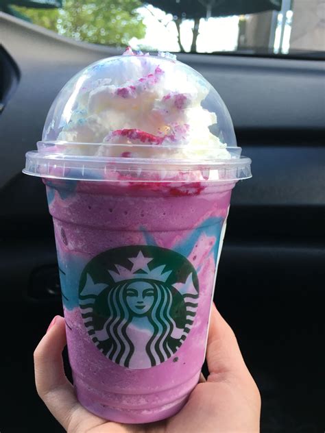 Unicorn Frappuccino. BEST THING EVER!! | Starbucks drinks, Starbucks ...