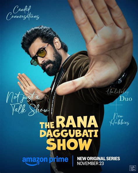 Prime Video to premiere its first-ever talk show, The Rana Daggubati ...