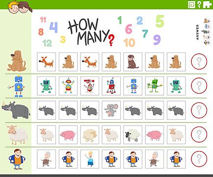 Math Game Cartoon Illustration Solution Puzzle Mathematics Vector, Solution, Puzzle, Mathematics ...