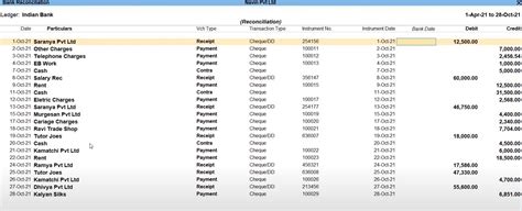 Auto Bank Reconciliation in Tally Prime
