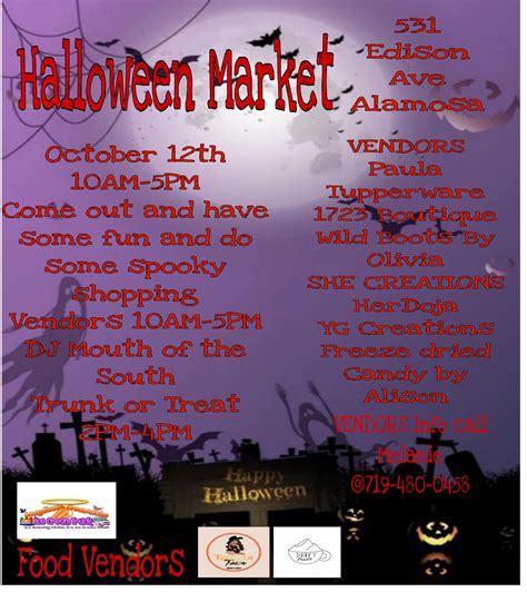 HALLOWEEN MARKET/Trunk or Treat/ Costume Contest, 531 Edison Ave ...