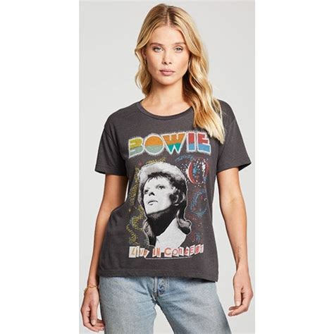David Bowie Vintage T-shirt by Chaser - Image with Stars