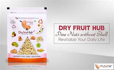 Dry Fruit Hub Pine Nuts without Shell 250gm Chilgoza Dry Fruits,100% ...