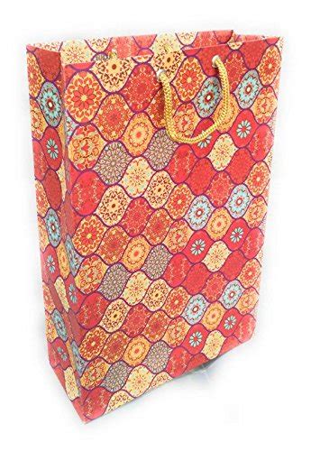 Adorn Designer Paper Bags for Gifting (Pack of 10) - 8 INCH X 12 INCH ...