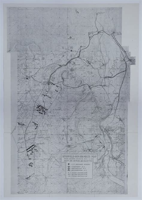 Map of the 353rd Infantry During the Meuse-Argonne Offensive | Harry S ...