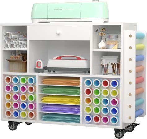 Amazon.com: Craft organization and storage Cart Compatible with Cricut ...